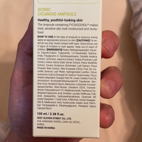 K-beauty Skincare SCINIC Cicanoid Ampoule - Picture 2 of 3